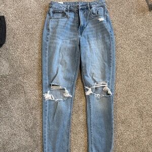 American Eagle Distressed Blue Women's Jeans 2 regular